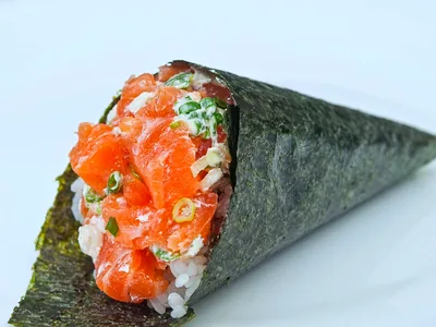 Temaki salmao — China Restaurante, Santarém/PA